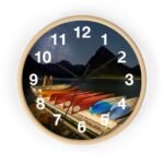 Lake McDonald Wall Clock