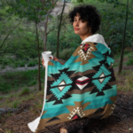 Aztec Hooded Blanket