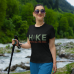 Hiking Unisex T-Shirt - 'Hike and Pet All The Dogs'