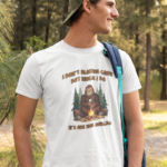 Bigfoot Camping Enthusiast T-Shirt - 'I Don’t Always Camp, But When I Do It’s for Bigfoot | Unisex Softstyle T-Shirt