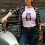 Trippy Psychedelic Jar T-Shirt - Unique & Vibrant Design for Creative Souls | Unisex Softstyle T-Shirt