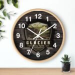 Glacier National Park Wall Clock
