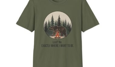 Lost? No. Exactly Where I Want to Be Bear T-Shirt