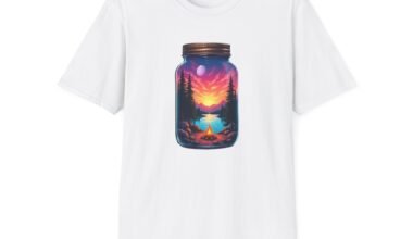 Trippy Psychedelic Jar T-Shirt - Unique & Vibrant Design for Creative Souls | Unisex Softstyle T-Shirt