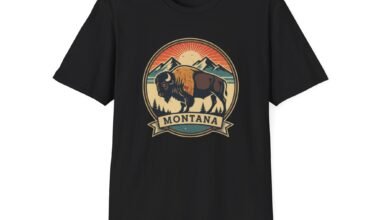 Montana Buffalo Graphic T-Shirt for Nature Lovers