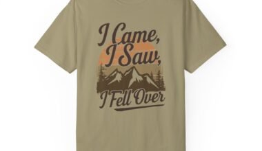 Unisex T-shirt - I came I Saw I Fell Over | Woman t-shirt