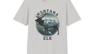 Montana Elk Graphic T-Shirt | Unisex Vintage Nature Tee