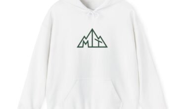 Mountain MTB Logo Hoodie — Minimal Outdoor Cycling Sweatshirt