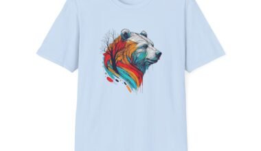 Unique Bear Art T-Shirt - Trendy, High-Quality Designs for Nature Lovers | Unisex Softstyle T-Shirt