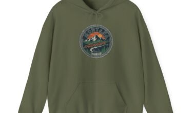 Adventure Crest Hoodie — Mountain Camping Retro Patch Sweatshirt