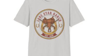 Lone Star Ranch Unisex T-Shirt - Vintage Cowboy Style Apparel