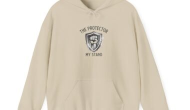 Protector Shield Hoodie - “The Protector My Stand” Graphic Sweatshirt