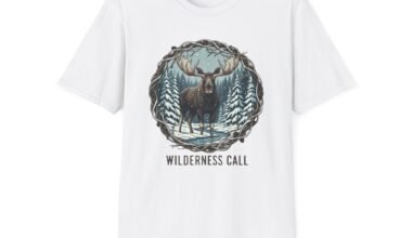Wilderness Call Unisex Softstyle T-Shirt - Nature Inspired Apparel