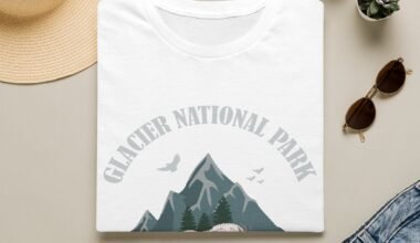 Glacier National Park Graphic T-Shirt — Mountain & Bison National Park Tee