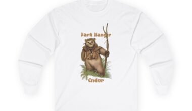 Endor Park Ranger Ewok Long Sleeve Tee